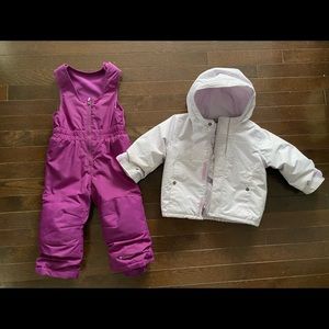 Columbia toddler snow suit-outgrown system